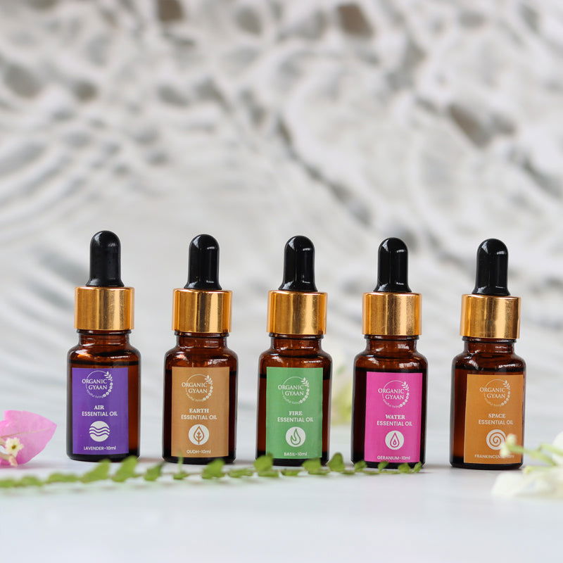 5 एलिमेंट्स अरोमाथेरपी (5 आवश्यक तेलाचा कॉम्बो पॅक)