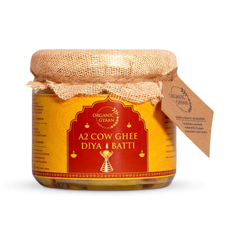 A2 Cow Ghee Diya Batti - Organic Gyaan