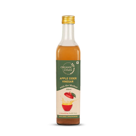 Apple Cider Vinegar with Mother - Organic Gyaan