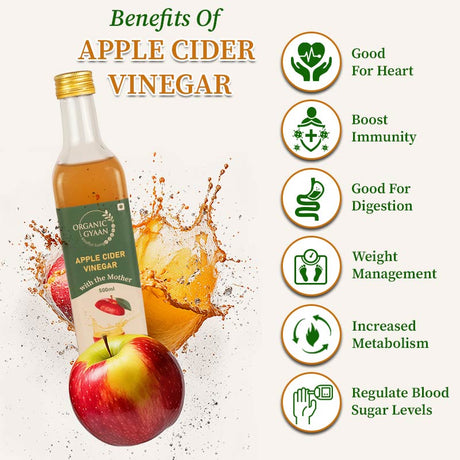 Apple Cider Vinegar with Mother - Organic Gyaan