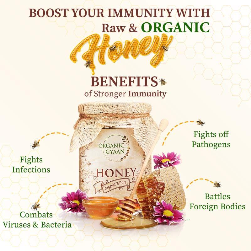 Boost immunity with organic honey