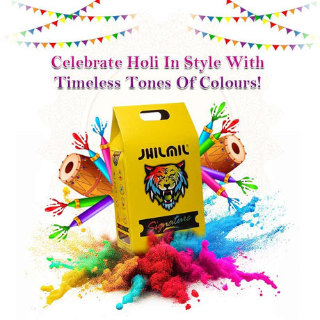 Traditional holi colours