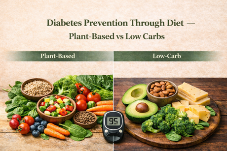 Diabetes Prevention Through Diet - Plant-Based vs Low-Carb