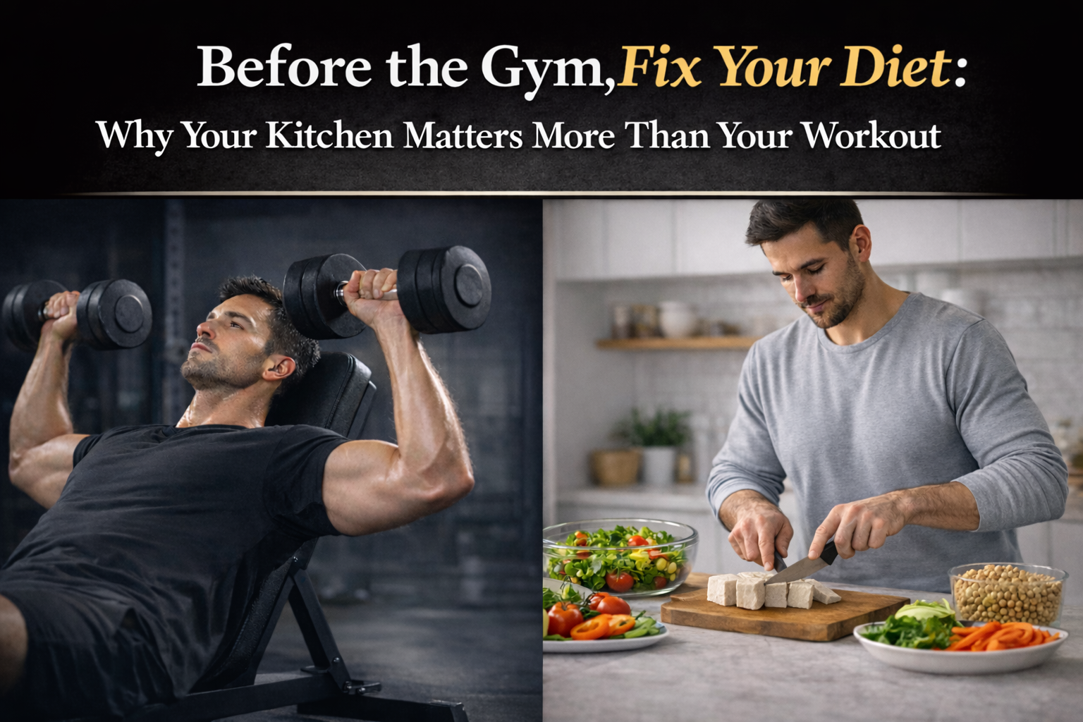 Before the Gym, Fix Your Diet: Why Your Kitchen Matters More Than Your Workout