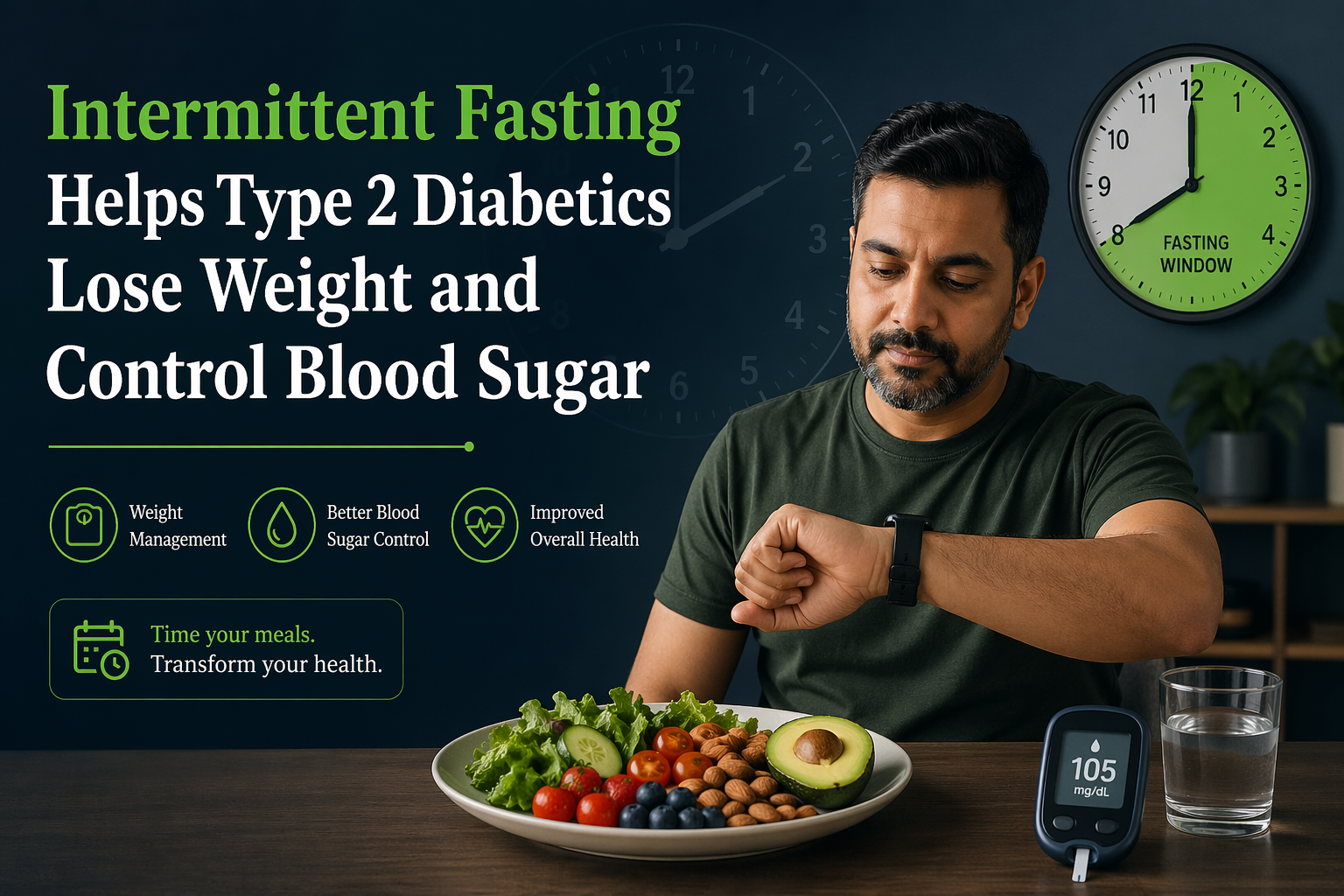 Intermittent Fasting Helps Type 2 Diabetics Lose Weight and Control Blood Sugar