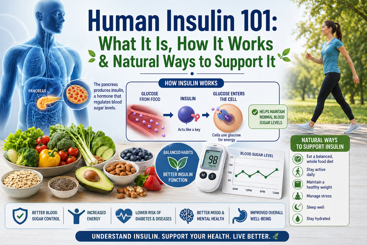 Human Insulin 101: What It Is, How It Works & How to Support It Naturally