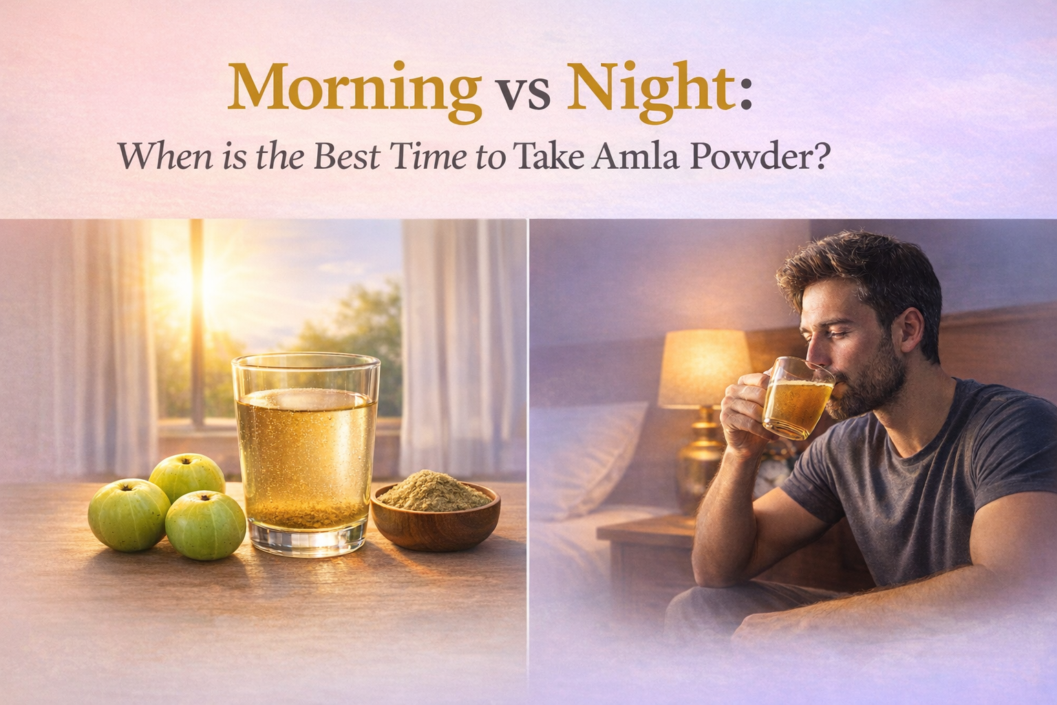 Morning vs Night: When is the Best Time to Take Amla Powder?