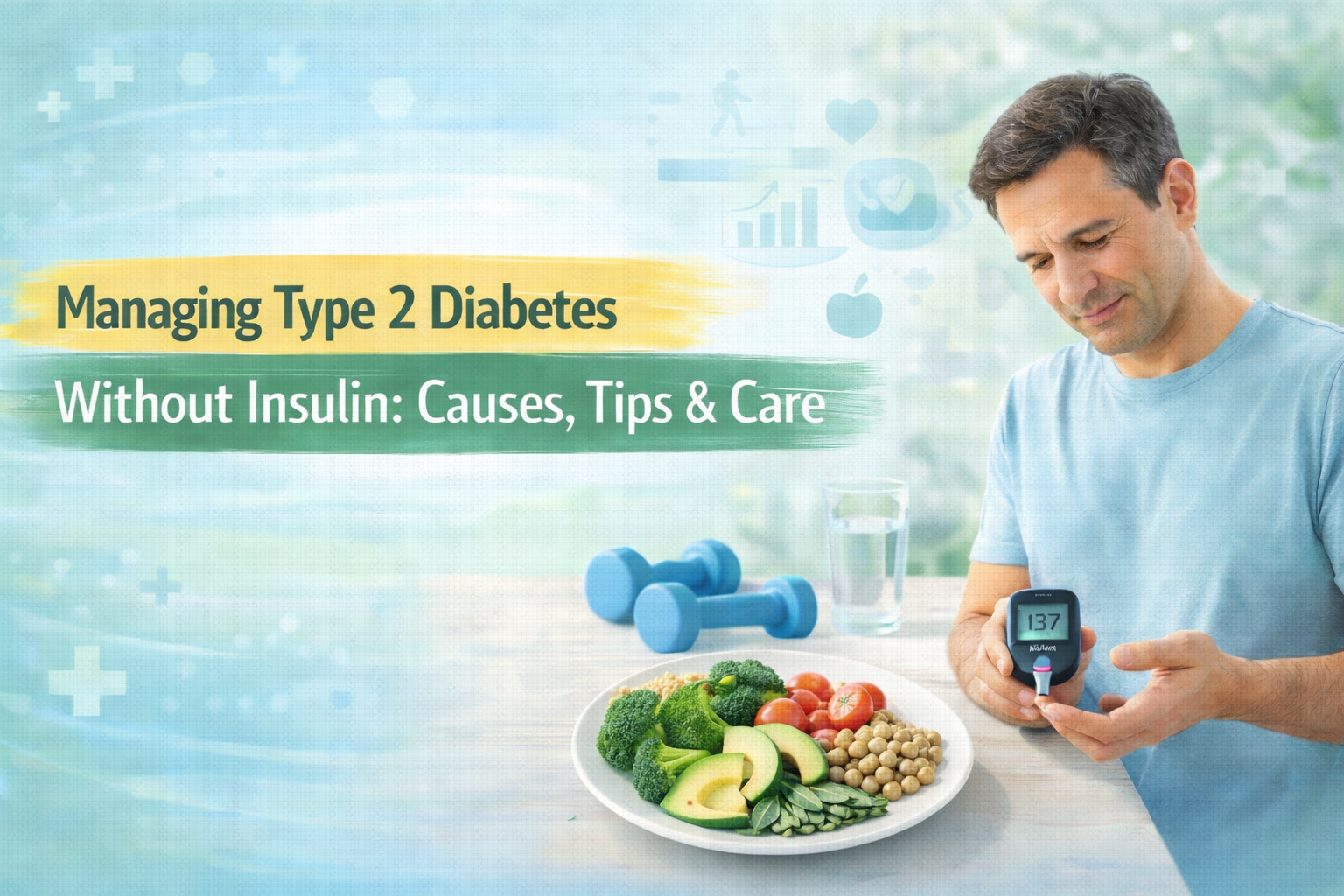 Managing Type 2 Diabetes Without Insulin: Causes, Tips & Care