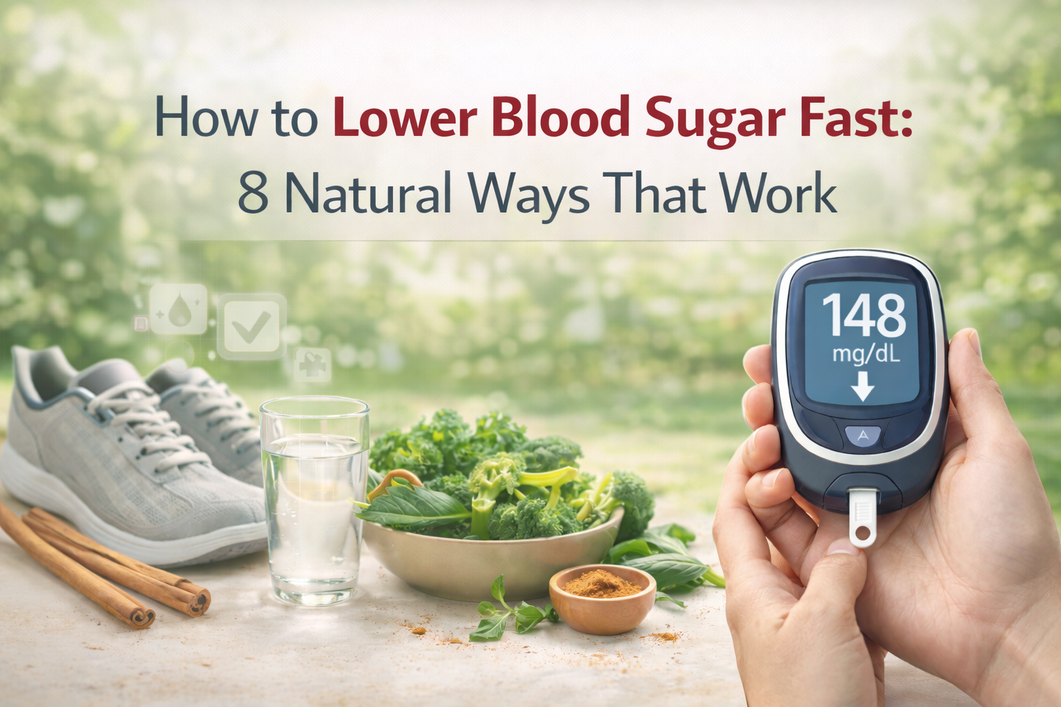 How to Lower Blood Sugar Fast: 8 Natural Ways That Work