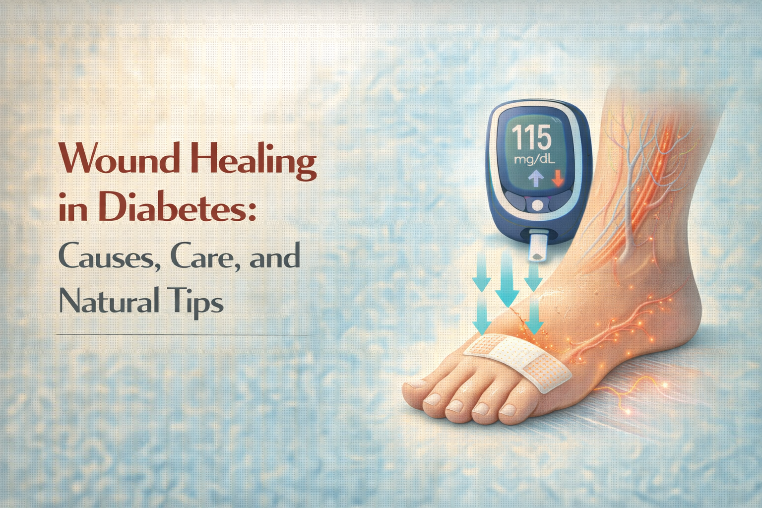 Wound Healing in Diabetes: Causes, Care, and Natural Tips