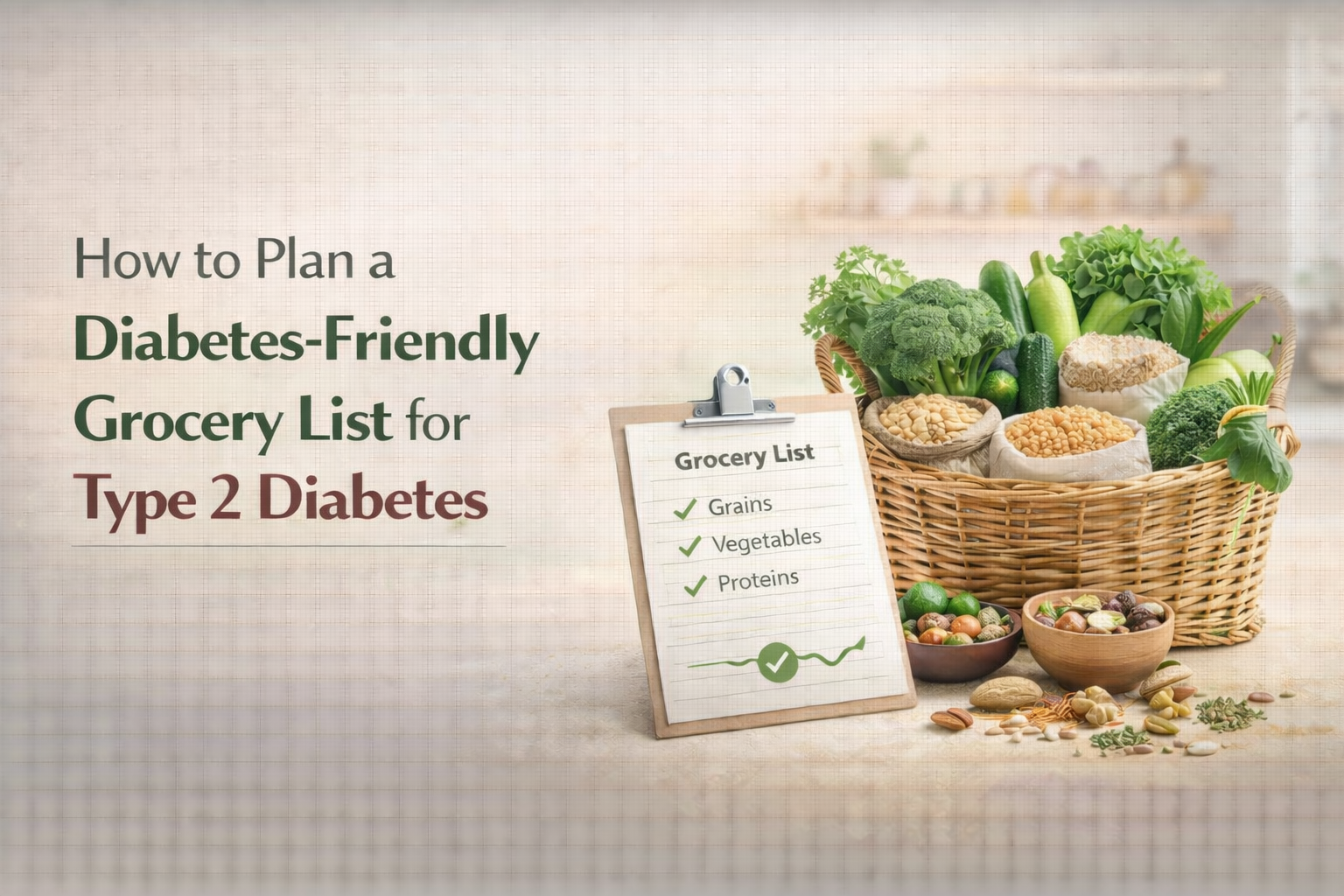 How to Plan a Diabetes-Friendly Grocery List for Type 2 Diabetes