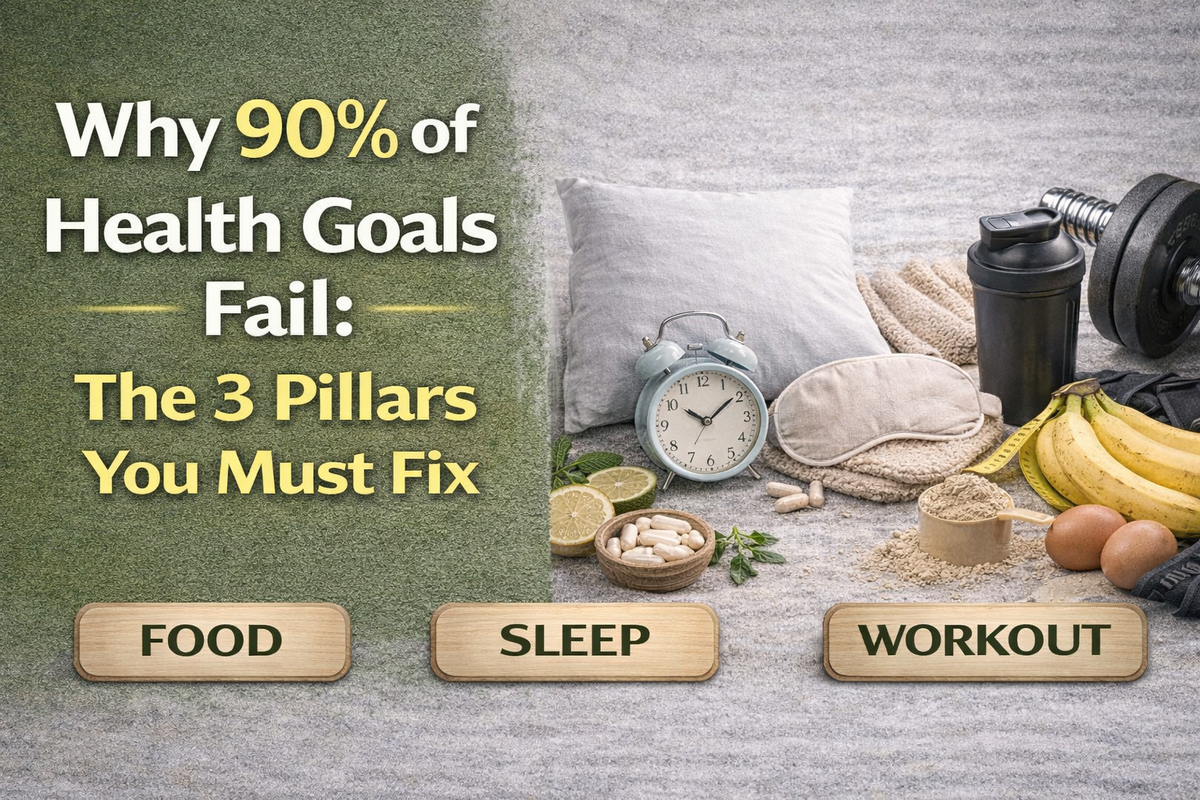 Why Health Goals Fail: Fix These 3 Pillars Today – Organic Gyaan