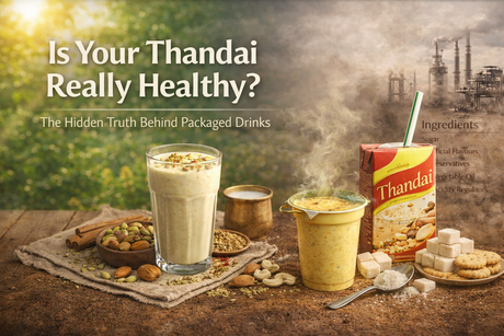 Is Your Thandai Really Healthy? The Hidden Truth Behind Packaged Drinks