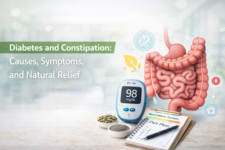 Diabetes and Constipation: Causes, Symptoms, and Natural Relief