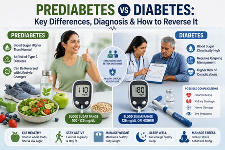 Prediabetes vs Diabetes: Key Differences, Diagnosis & How to Reverse It