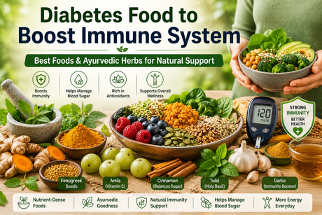 Diabetes Food to Boost Immune System: Best Foods & Ayurvedic Herbs