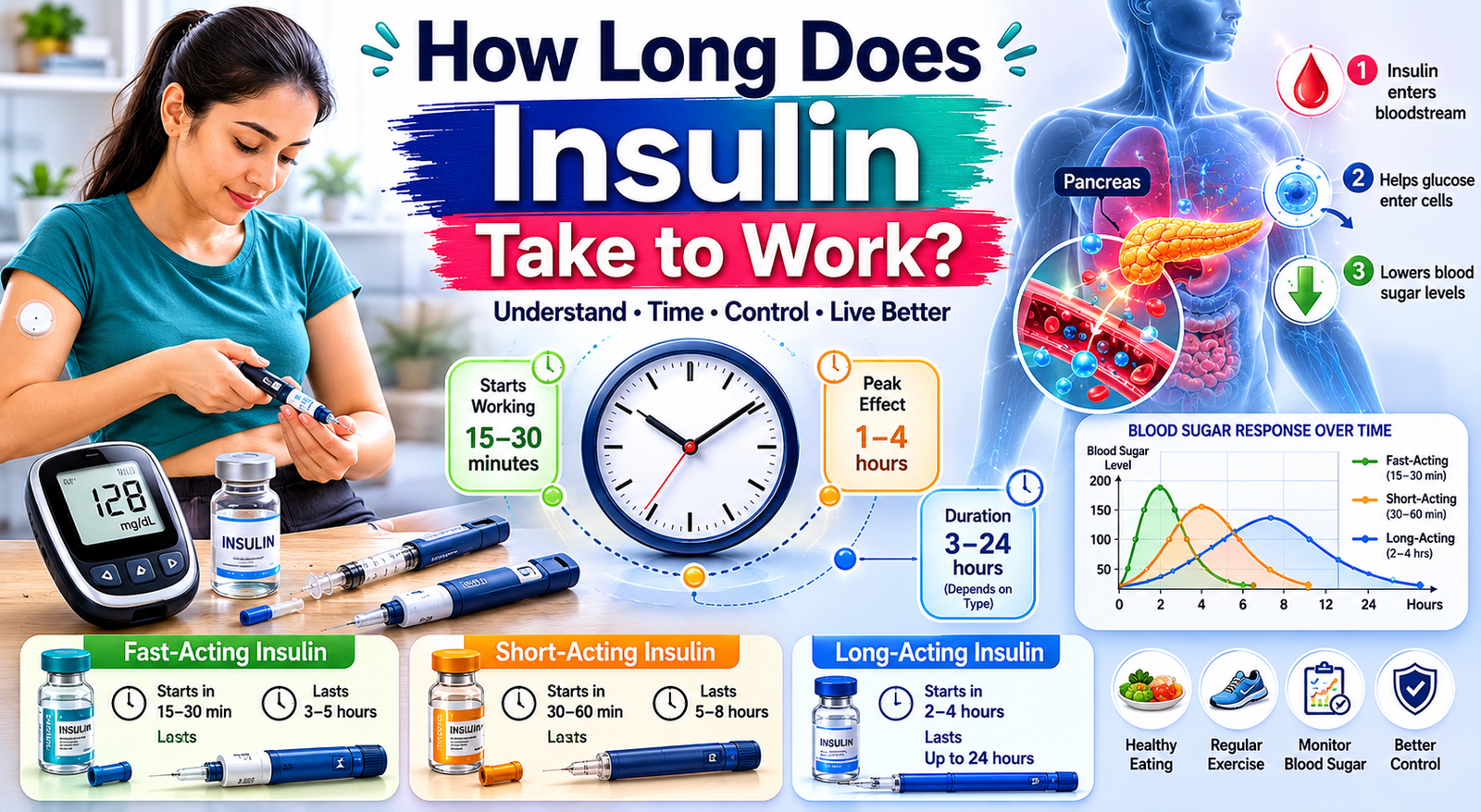 How Long Does Insulin Take to Work? A Complete Guide by Type