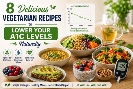 8 Delicious Vegetarian Recipes to Lower Your A1C Levels Naturally