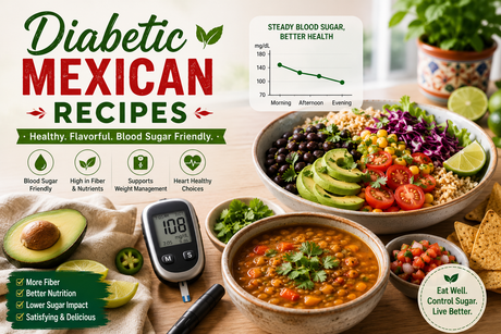 Diabetic Mexican Recipes: 6 Tasty Vegetarian Dishes That Won't Spike Blood Sugar