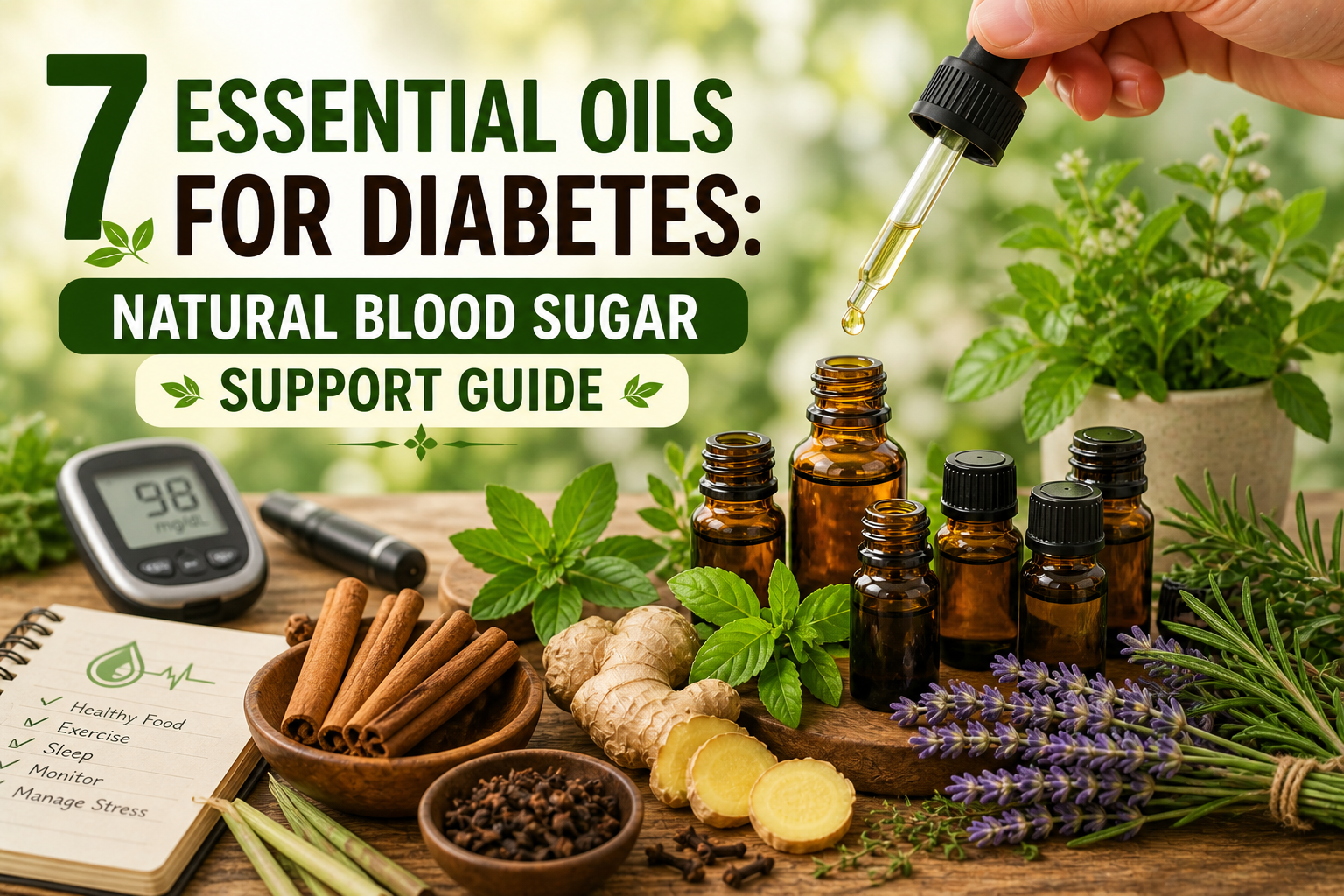7 Essential Oils for Diabetes: Natural Blood Sugar Support Guide