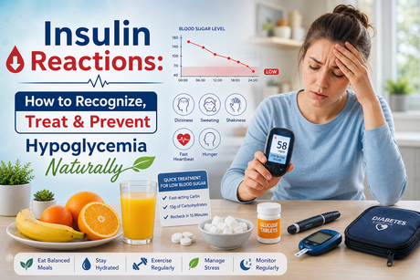 Insulin Reactions: How to Recognize, Treat & Prevent Hypoglycemia Naturally