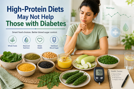 High-Protein Diets May Not Help Those with Diabetes