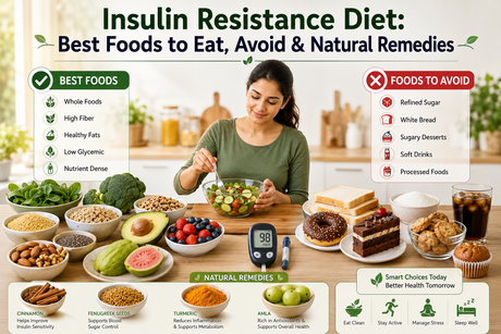 Insulin Resistance Diet: Best Foods to Eat, Avoid & Natural Remedies