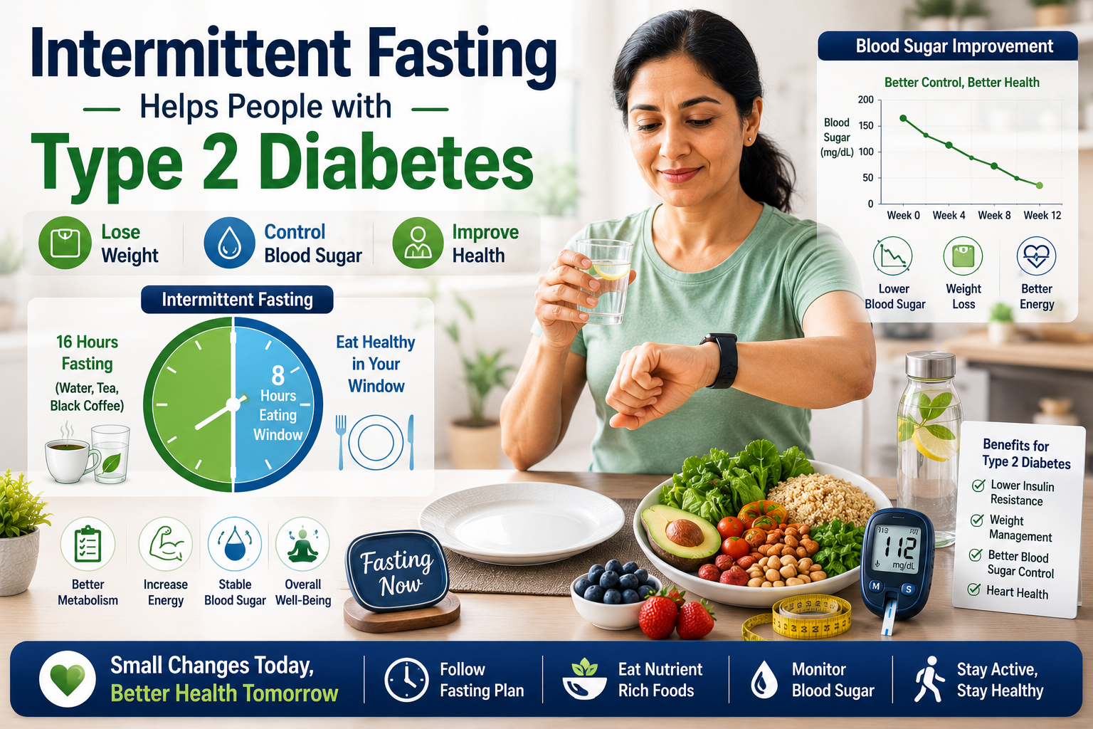 Intermittent Fasting Helps People with Type 2 Diabetes Lose Weight, Control Blood Sugar