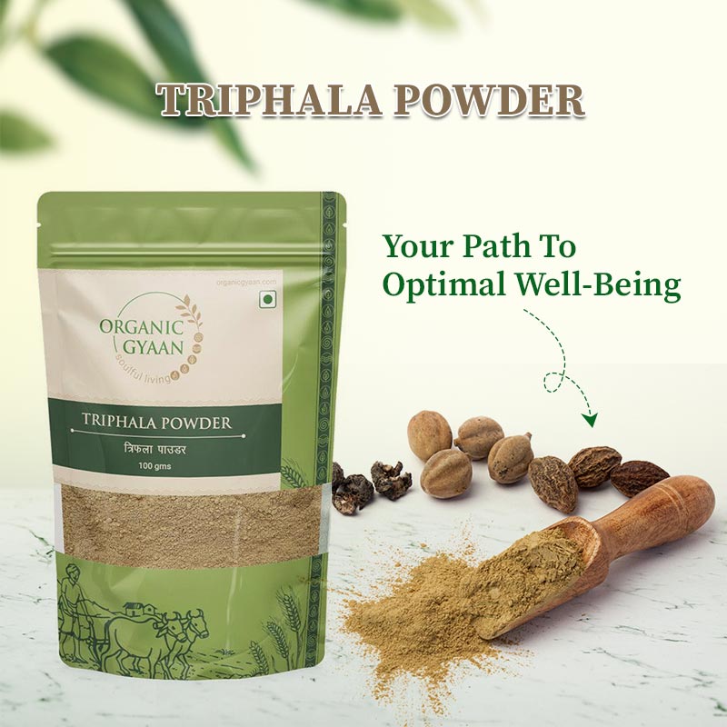 Triphala powder for optimal well being