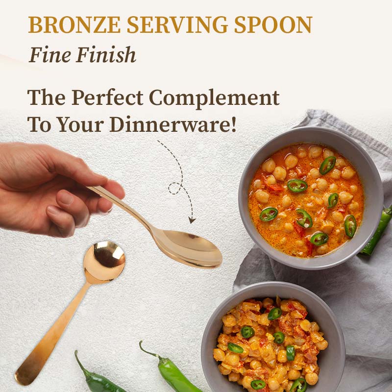 Bronze serving spoon online