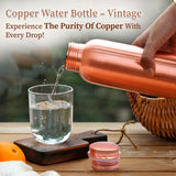 Copper water bottle 