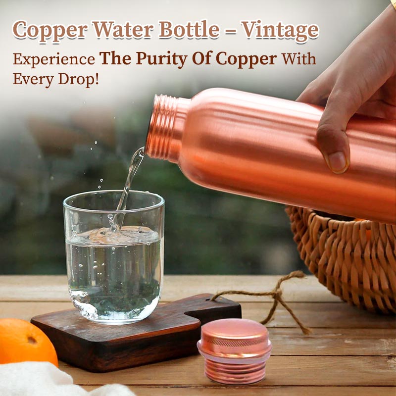 Copper water bottle 