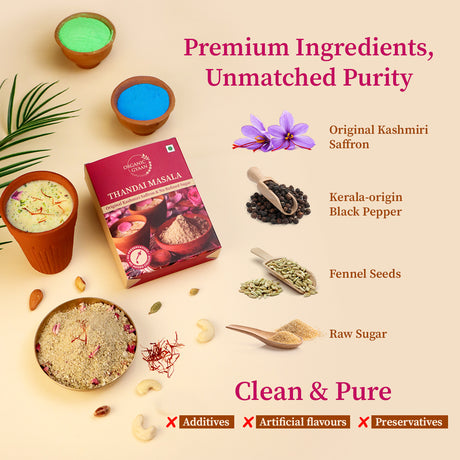 Thandai Powder - One of the Cleanest Thandai