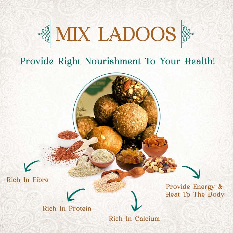 Health Benefits of Mix Ladoos
