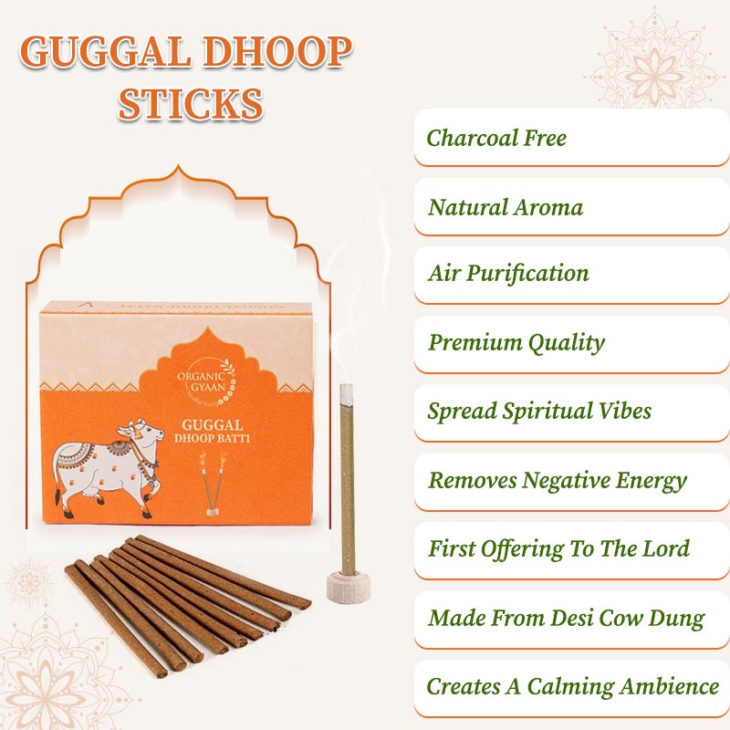 Benefits of guggal dhoop sticks