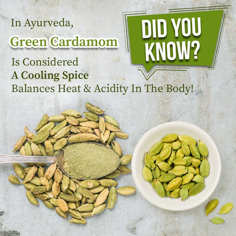 Green cardamom benefits