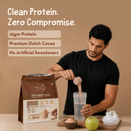 Plant Protein | Premium Dutch Cocoa - 1 Kg (25g Protein Per Scoop)