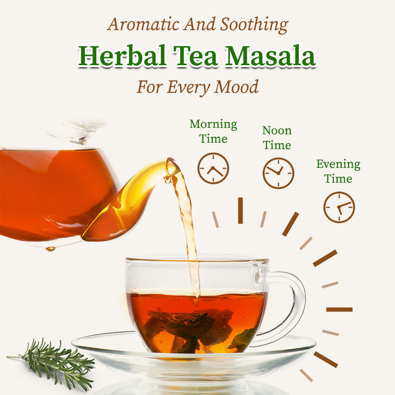 Aromatic and soothing herbal tea masala