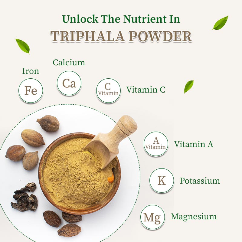 Triphala powder nutrients