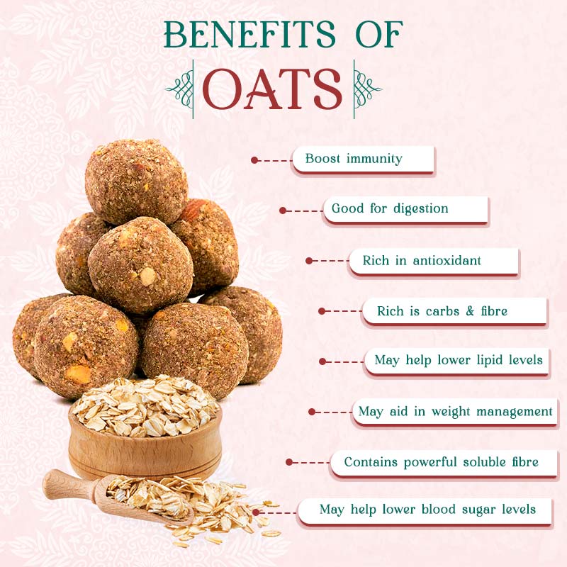 Benefits of Oats Ladoo