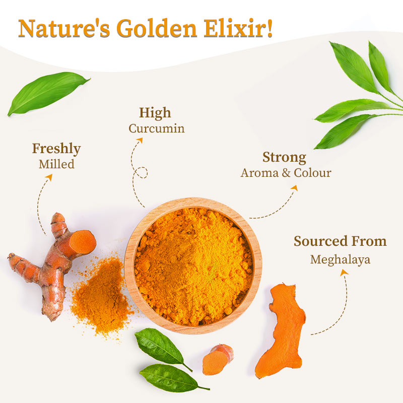 Nature's golden elixir lakadong turmeric