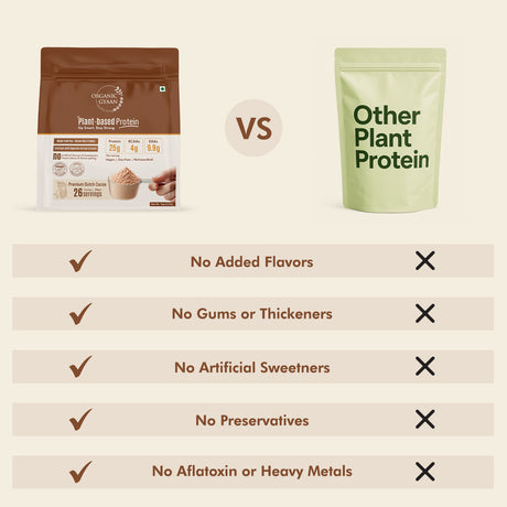 Plant Protein | Premium Dutch Cocoa - 1 Kg (25g Protein Per Scoop)
