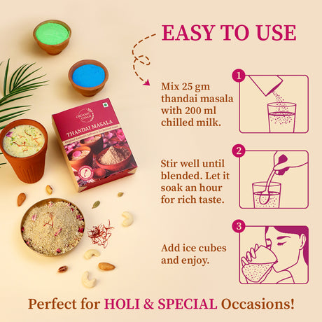 Thandai Powder - One of the Cleanest Thandai