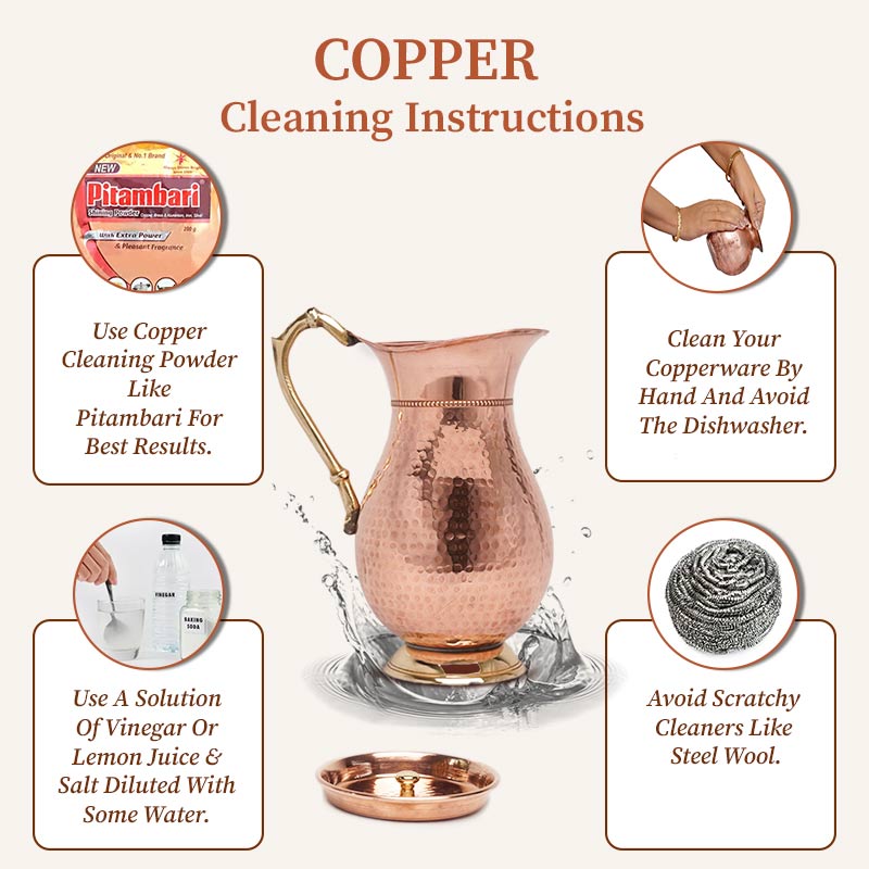 Copper cleaning instructions