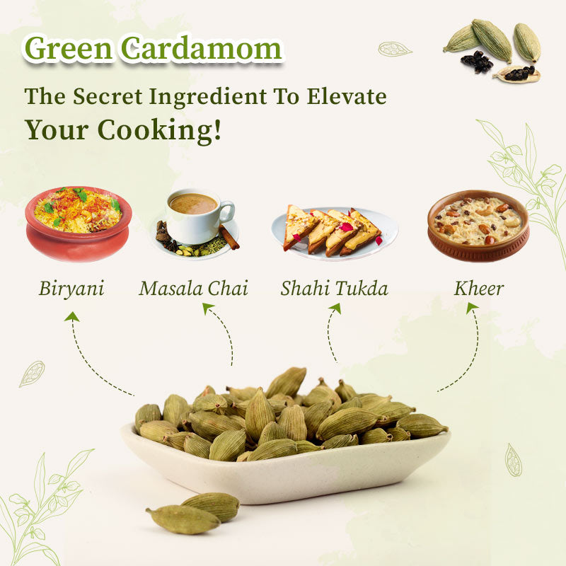 Green cardamom uses in cooking