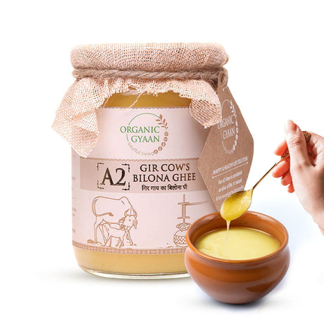 A2 Gir Cow's Bilona Ghee - Organic Gyaan