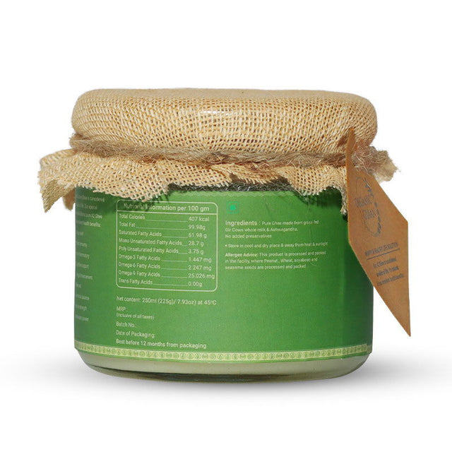 Ashwagandha Ghee | A2 Cow Ghee - Organic Gyaan