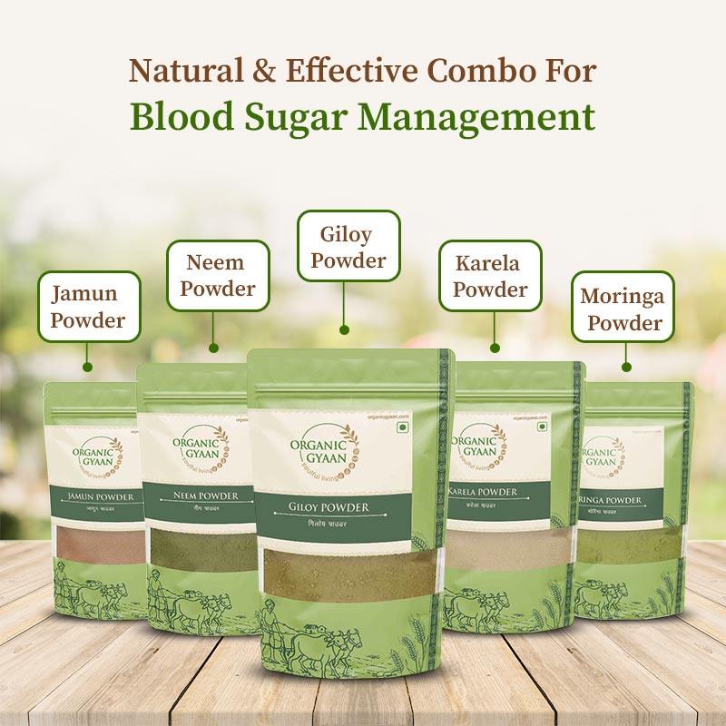 Ayurvedic Blood Sugar Management Combo - Organic Gyaan