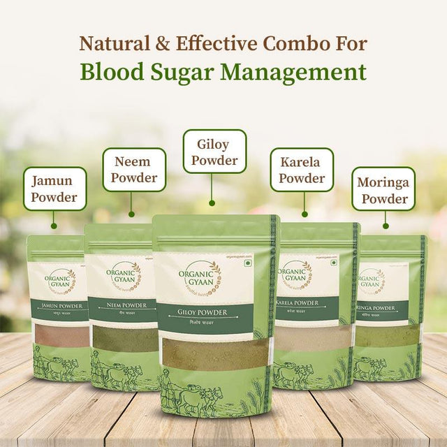 Ayurvedic Blood Sugar Management Combo - Organic Gyaan