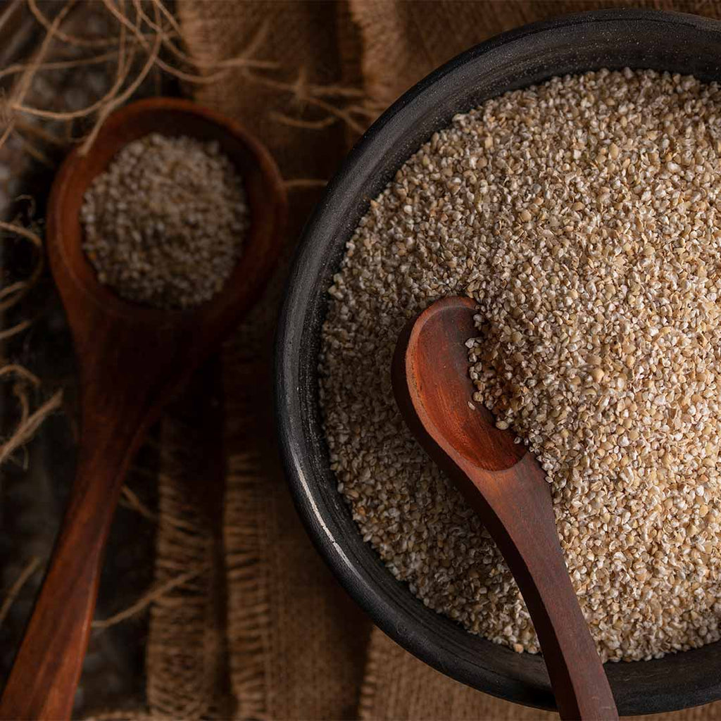 Organic barley porridge